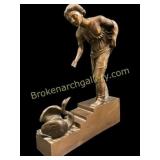 Bronze Sculpture Leda and the Swan