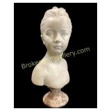 Marble Bust of Young Girl