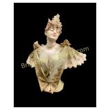 Art Nouveau Porcelain Bust