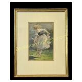 Dancing Red-Haired Girl, William Henry Holmes