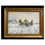 Winter Sleigh Ride, Edward Pierzynski