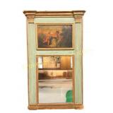Antique French Trumeau Mirror