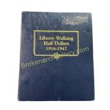 1916ï¿½1947 Walking Liberty Half Dollar Coin Album