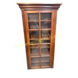 Primitive Bookcase w Original Glass