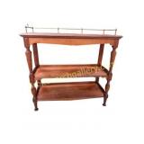 Antique Mahogany 3 Tier Server