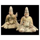 Japanese Carved Wood Figures