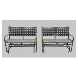 Pair Brown Jordan Aluminum Gliders