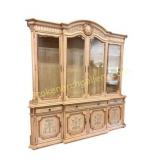 Provincial Style Hand-Painted Breakfront