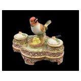 Herend Rothschild Bird Inkwell