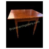 Antique 19thC Federal Tiger Maple Tavern Table