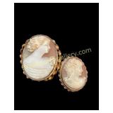 Victorian  Cameo Brooches