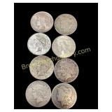 Peace and Morgan Silver Dollars