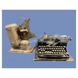 Vintage Typewriter and Projector