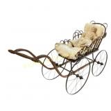 Antique Victorian Doll Carriage with Doll