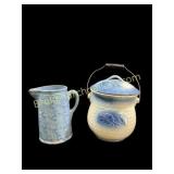 Saltglaze Stoneware Chamber  Pot, Tall Pitcher