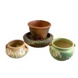 Four Roseville Pottery Pieces