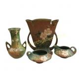 Roseville Pottery Floral Pieces