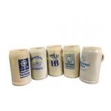 Vintage German Beer Steins