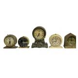 5 Assorted Alarm Clocks