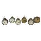 6 Assorted Alarm Clocks
