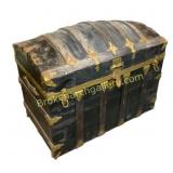 19th Century English Wooden Steamer Trunk