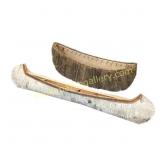 Handmade Birch Bark Canoes