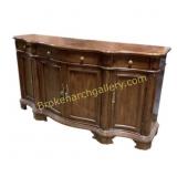 Wooden Sideboard with Drawers and Cabinet