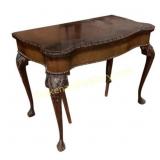 Mahogany Flip-Top Game Table