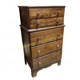 Wooden Five Drawer Chest of Drawers