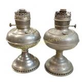 Vintage Metal Oil Lamps