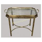 Faux Bamboo Butlers Table