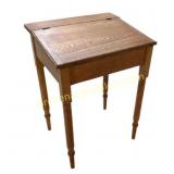 Wooden Hinged-Top Side Table