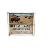 Buffalo Ranch Window Frame Decor