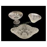 Three Glass Table Articles
