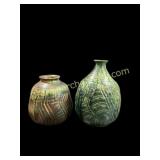 Two Studio Pottery Vases