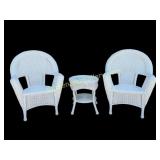 3 PCs Resin Wicker Patio Furniture