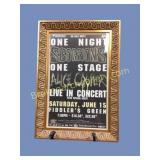 Original 1996 Concert Poster, Alice Cooper