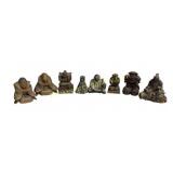 7 Carved Wooden Figures