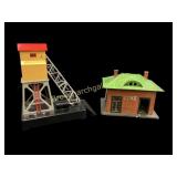 Two Vintage Toy Train Accessories