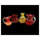 Four Pieces Blenko and Style Table Glass