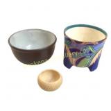 Three Decorative Ceramic Bowls