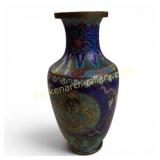 Cloisonne Vase with Dragon Motif