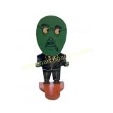 Hand-Painted Wooden Folk Art Figure