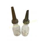 Clear Glass Oil Bottles with Spouts