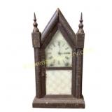 Wooden Steeple Mantel Clock
