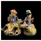 Pair Chinese Porcelain Figures