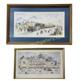 2 Limited Edition Linda Kotila Holiday Prints