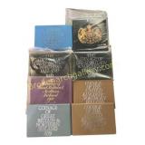 8 Vintage United Kingdom & Great Britain Coin Sets