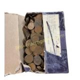 Box of Lincoln Wheat Pennies