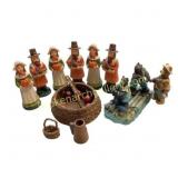 Thanksgiving Figurines and Bear Decorations